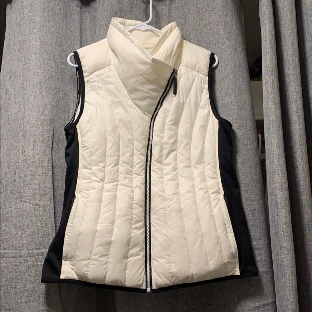 Calvin Klein white down vest